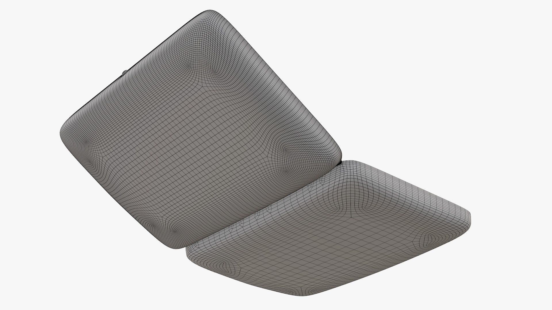 Cigarette metal case box 01 open 3D model_9