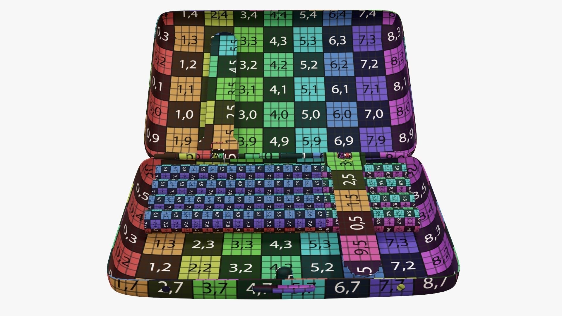 Cigarette metal case box 01 open 3D model_11