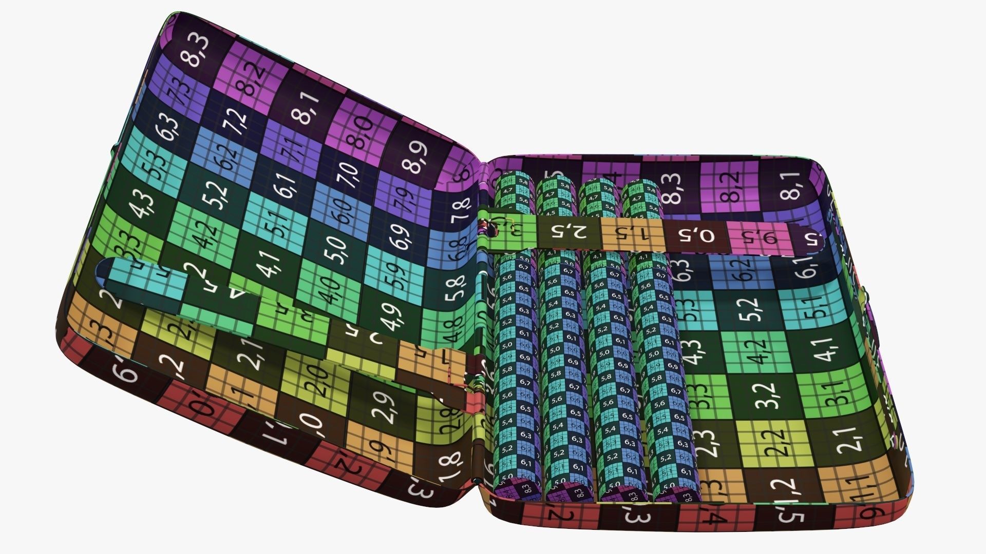 Cigarette metal case box 01 open 3D model_12