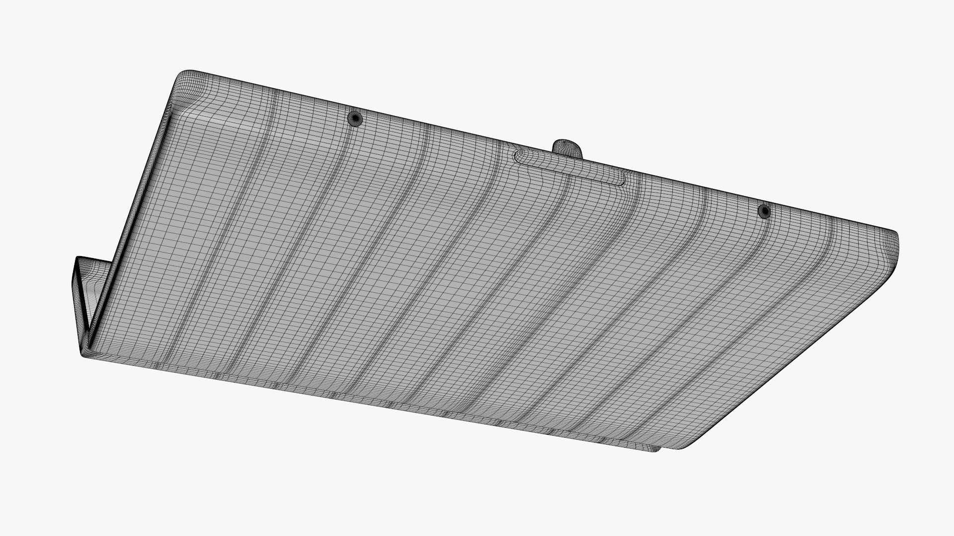 Cigarette metal case box 02 open 3D model_8