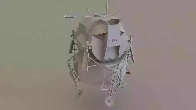 Apollo11 3D Model spacecraft