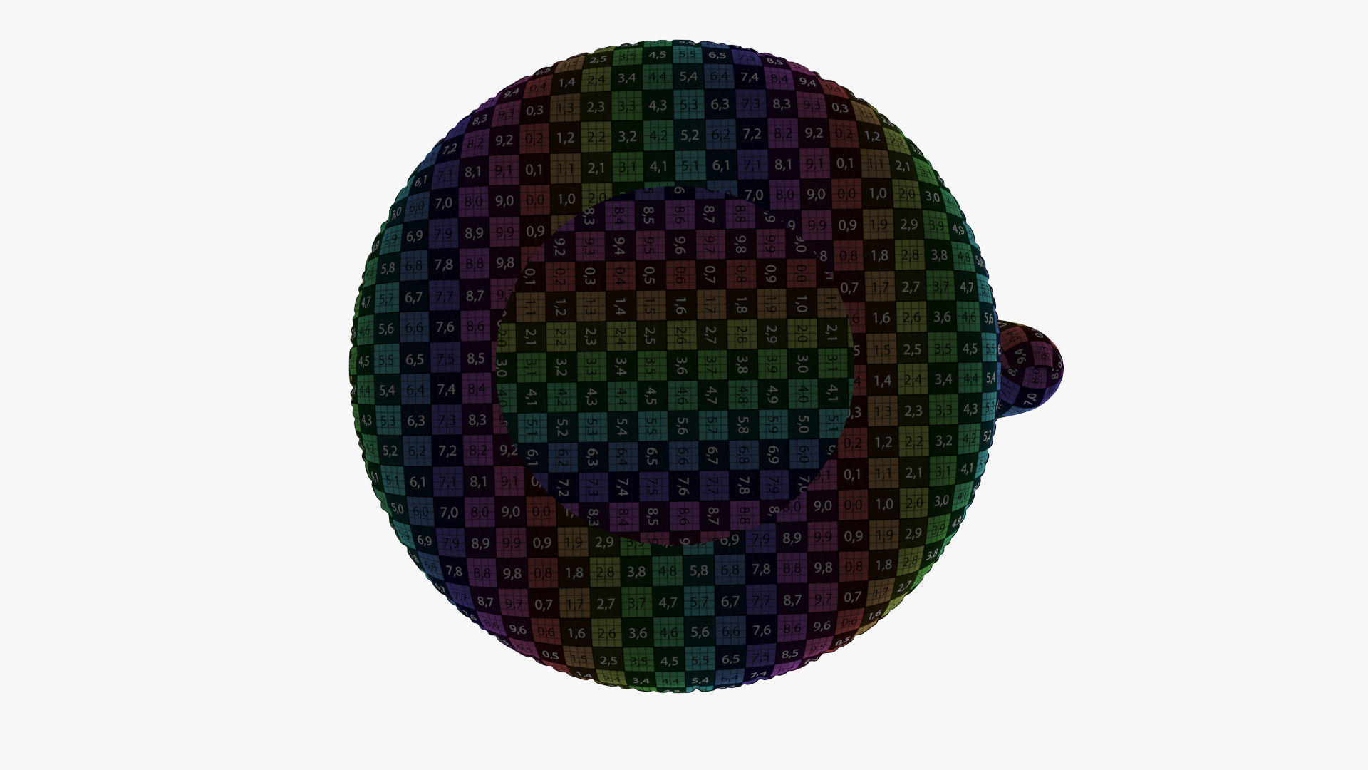 Pool Float Horse 3D model_14