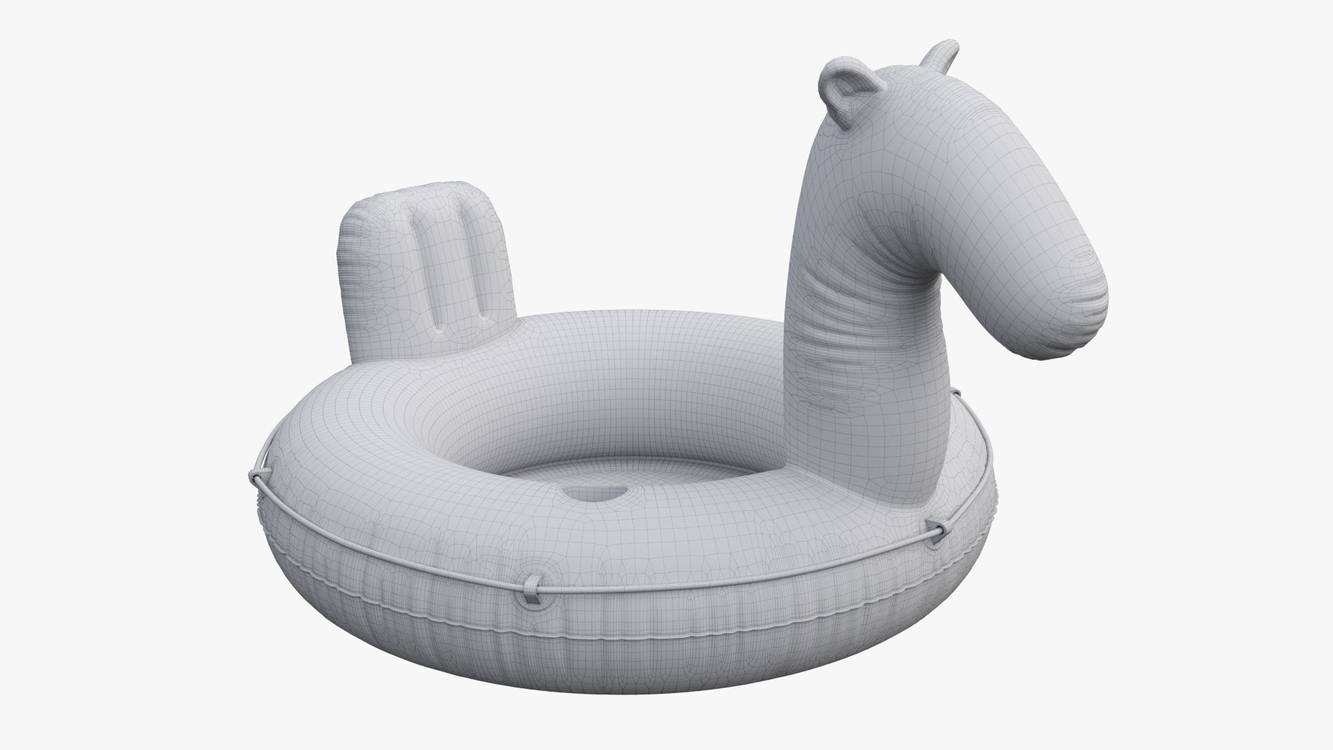 Pool Float Horse 3D model_5