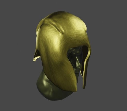 Helmet Illyrian 3D model_5