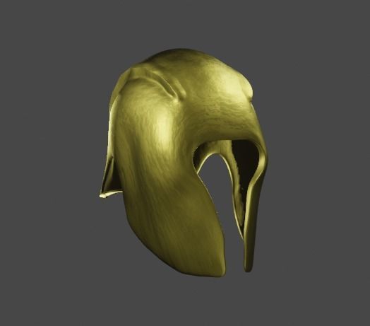 Helmet Illyrian 3D model_10