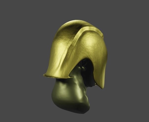 Helmet Illyrian 3D model_4