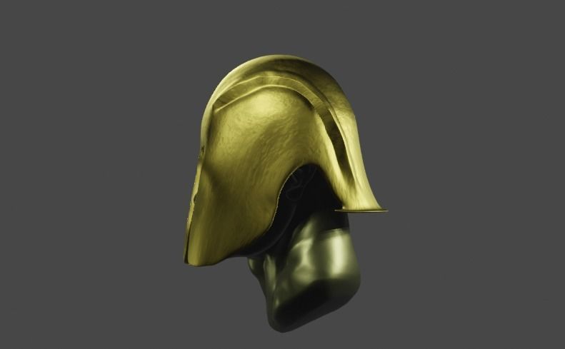Helmet Illyrian 3D model_8
