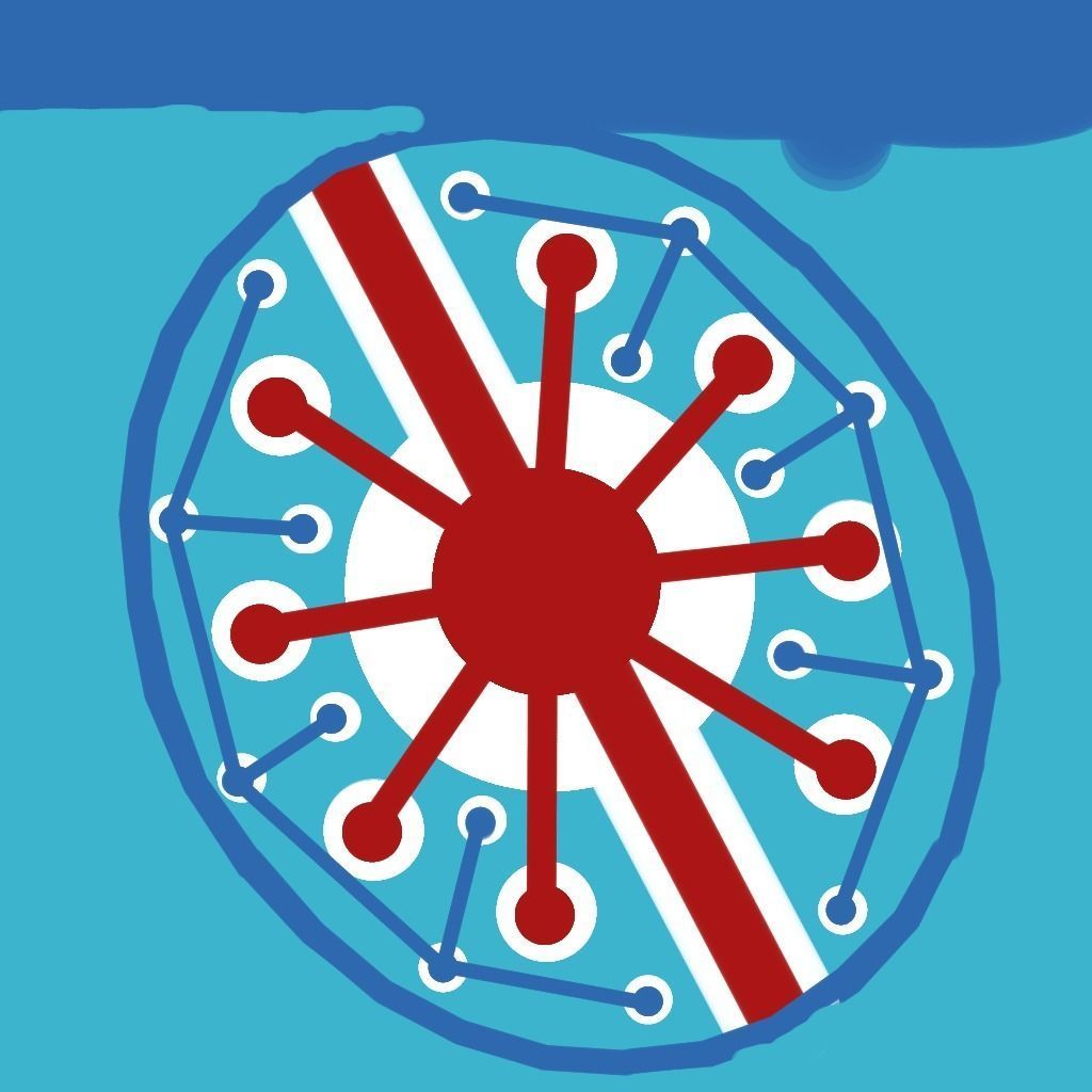 Shaman cartoon character with horns and spear 3D model_12