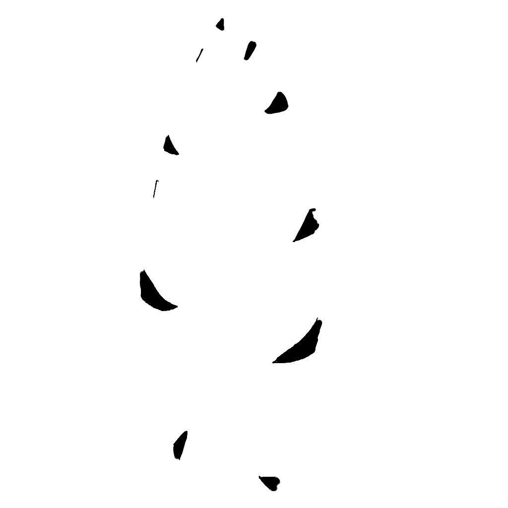 Shaman cartoon character with horns and spear 3D model_5