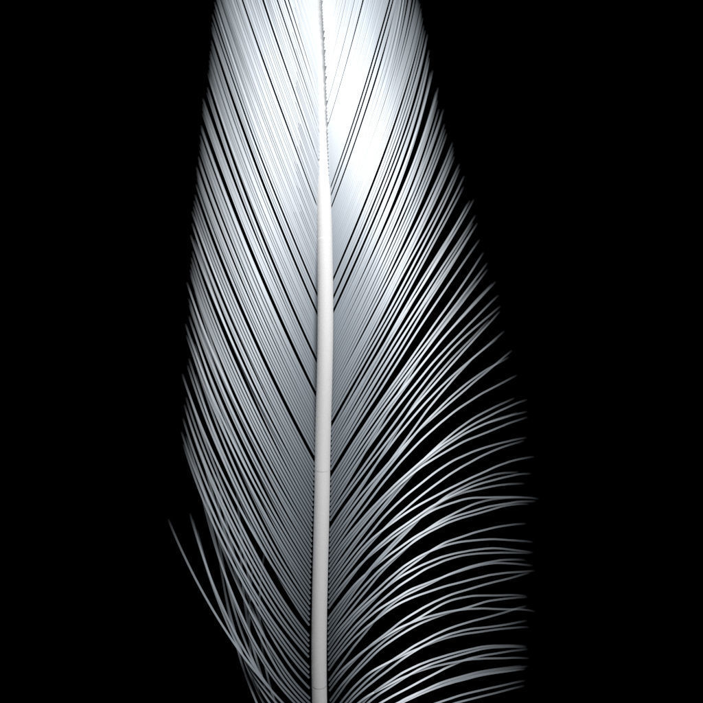 Shaman cartoon character with horns and spear 3D model_13