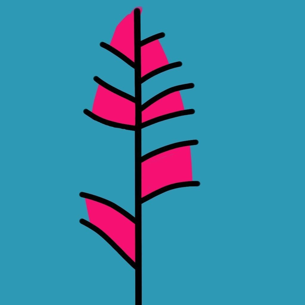 Shaman cartoon character with horns and spear 3D model_7