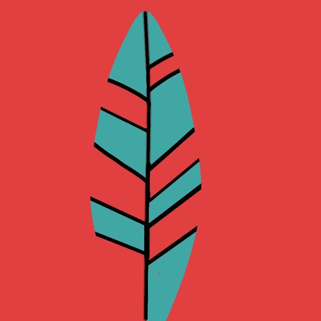 Shaman cartoon character with horns and spear 3D model_8