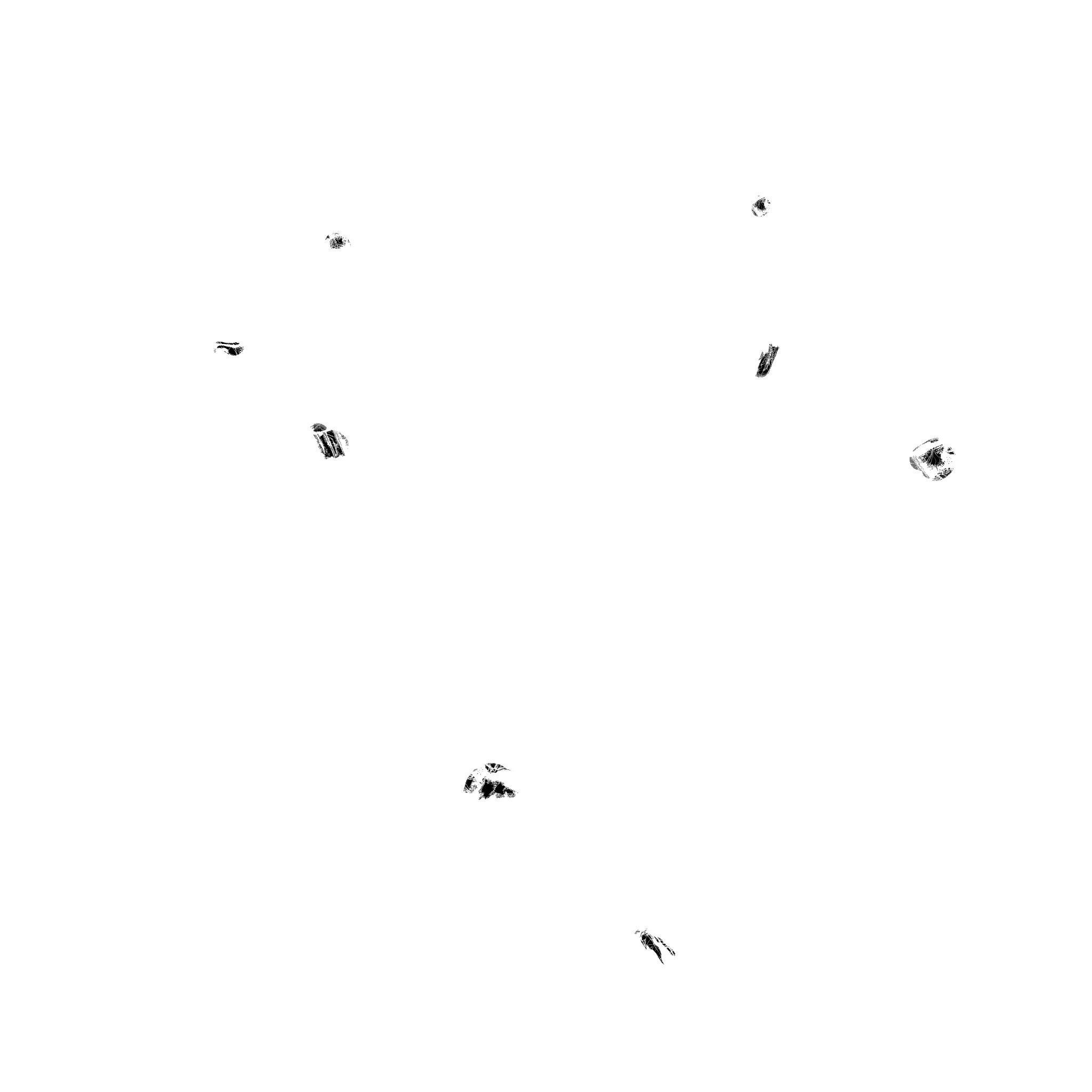 Shaman cartoon character with horns and spear 3D model_4