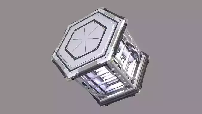 Sci-Fi Detail light 3D model