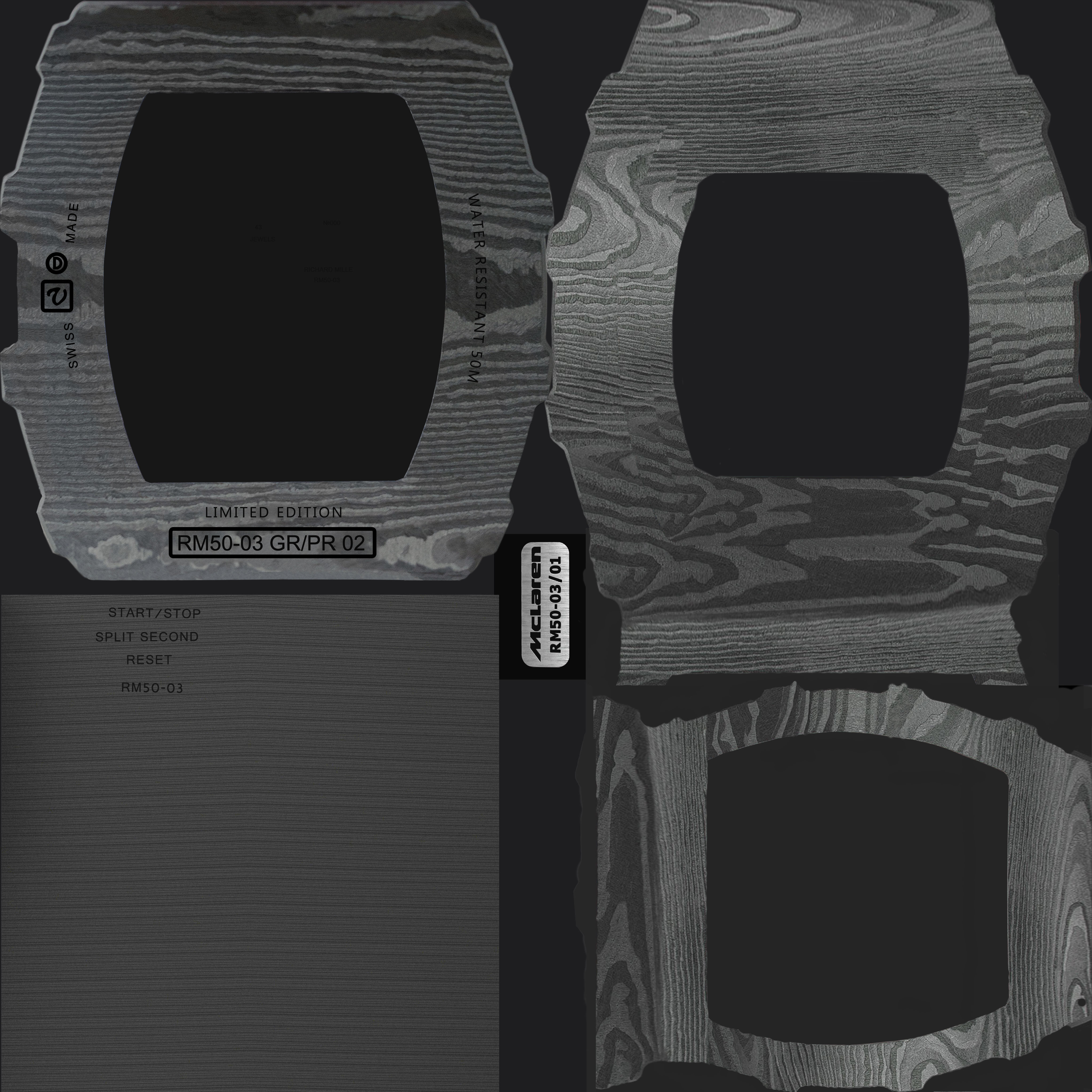 Richard Mille RM 50-03 Low-poly 3D model_7