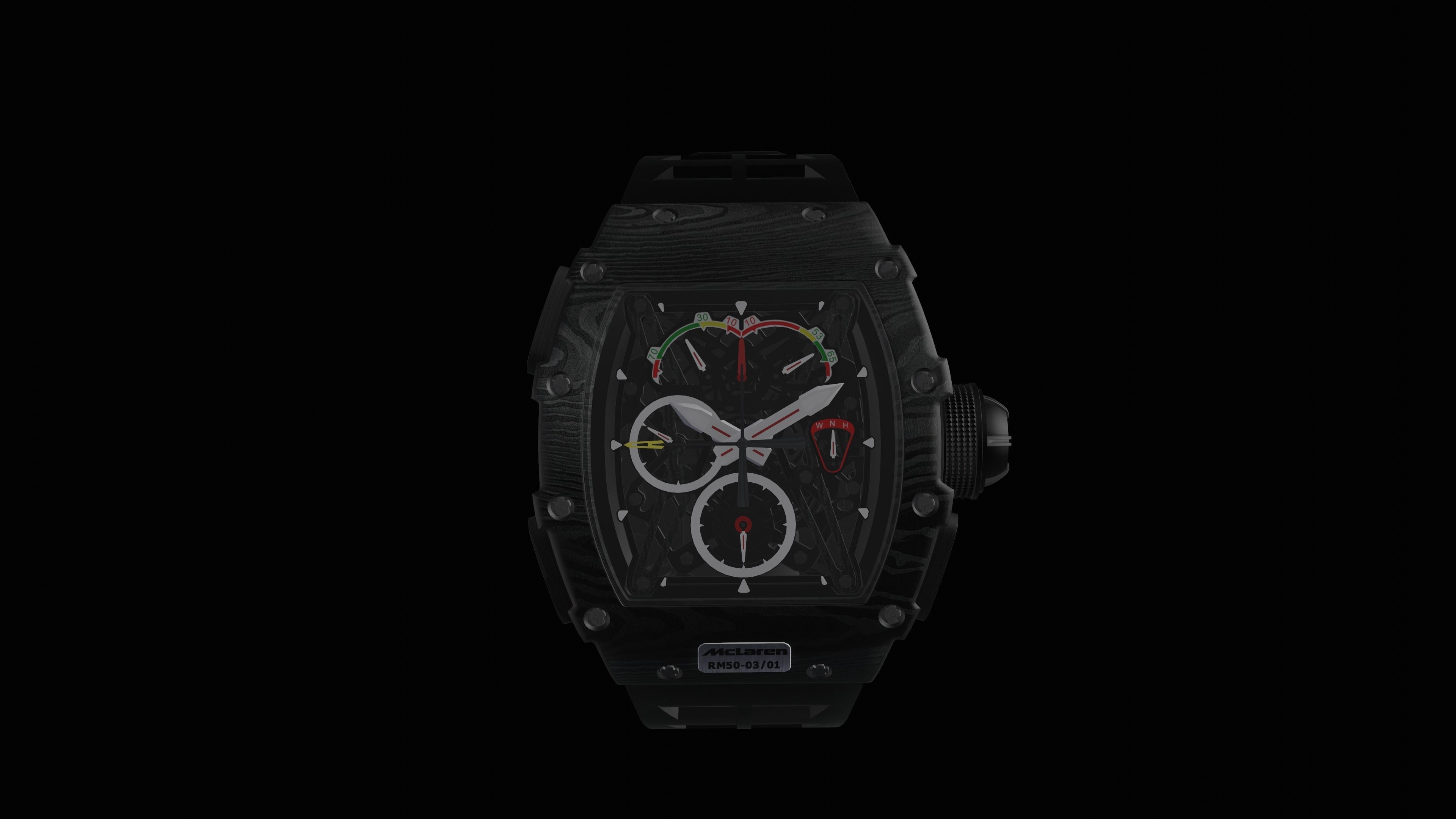 Richard Mille RM 50-03 Low-poly 3D model_4