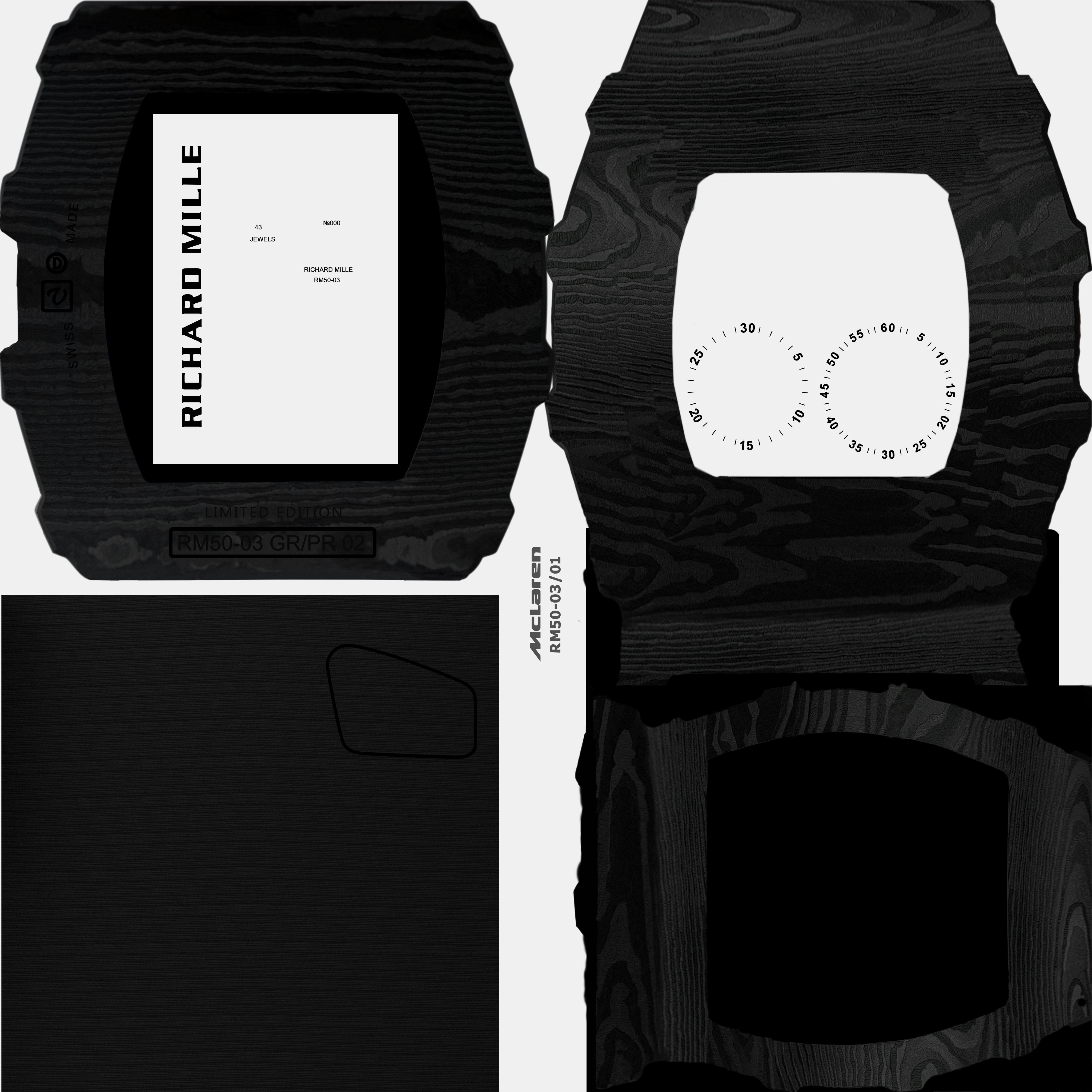 Richard Mille RM 50-03 Low-poly 3D model_5