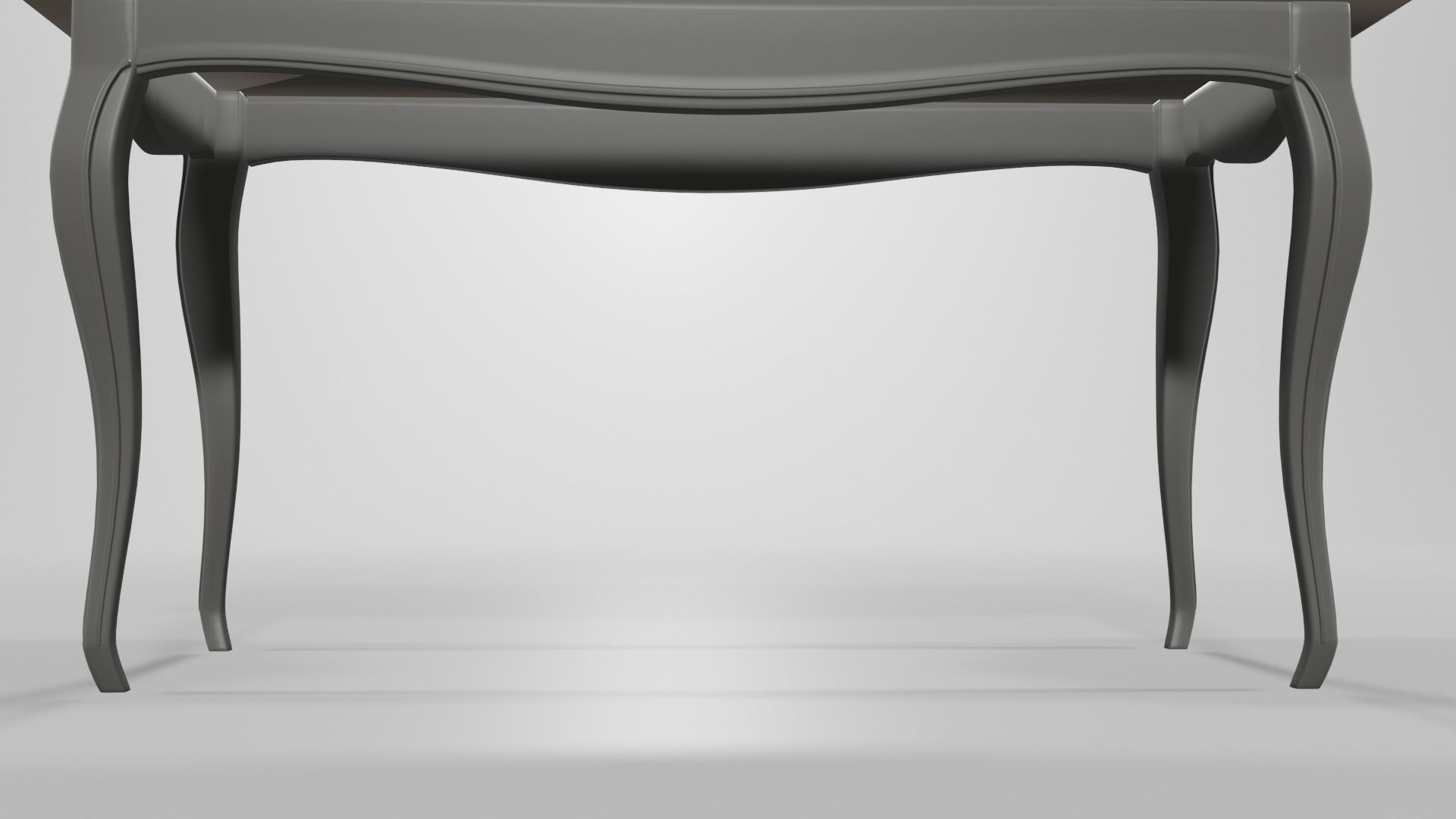 Table 3D model console Low-poly 3D model_4