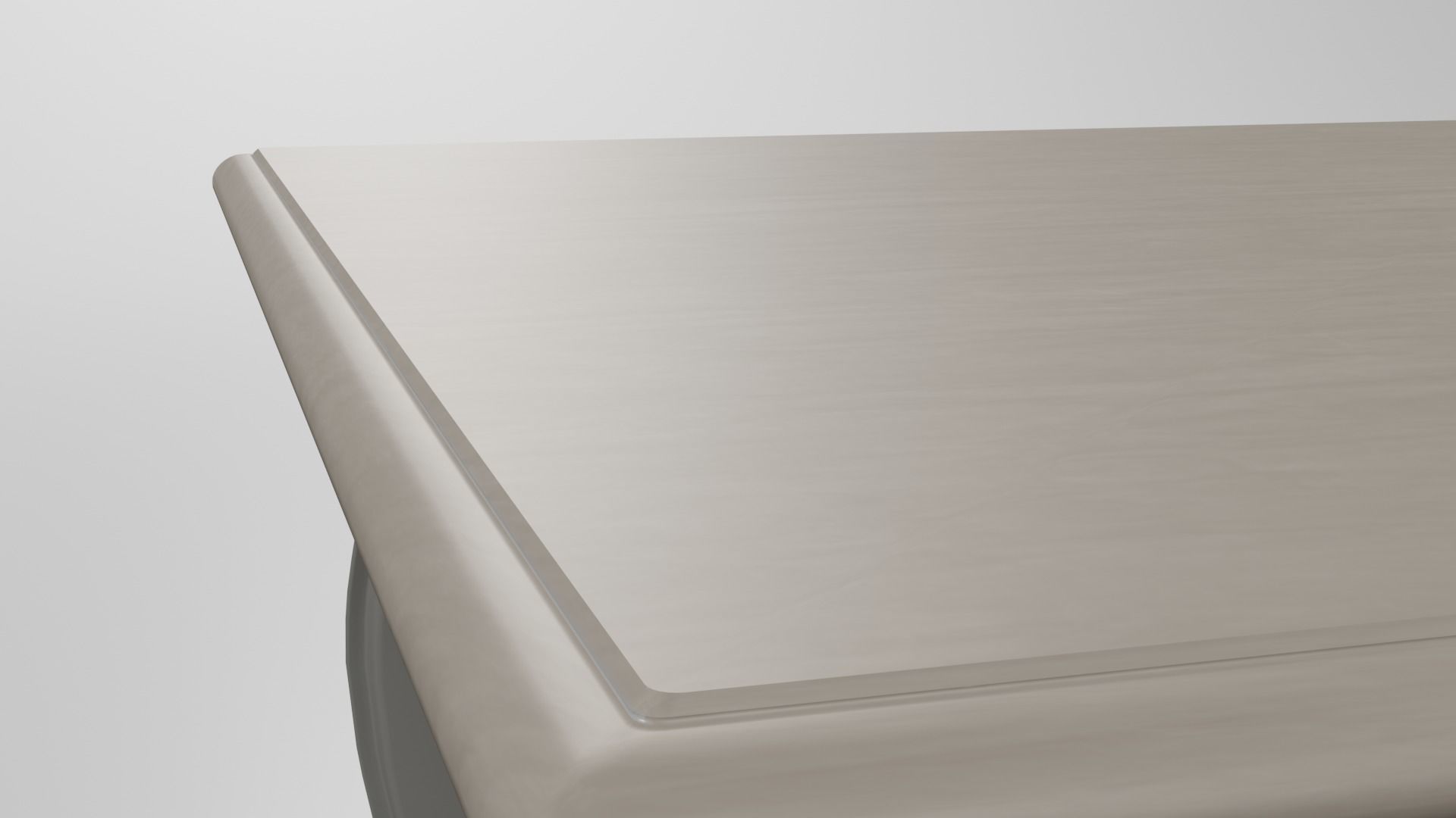 Table 3D model console Low-poly 3D model_1