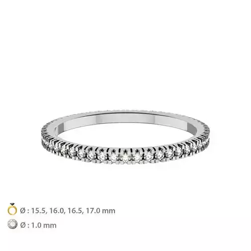 N056 Classic wedding ring