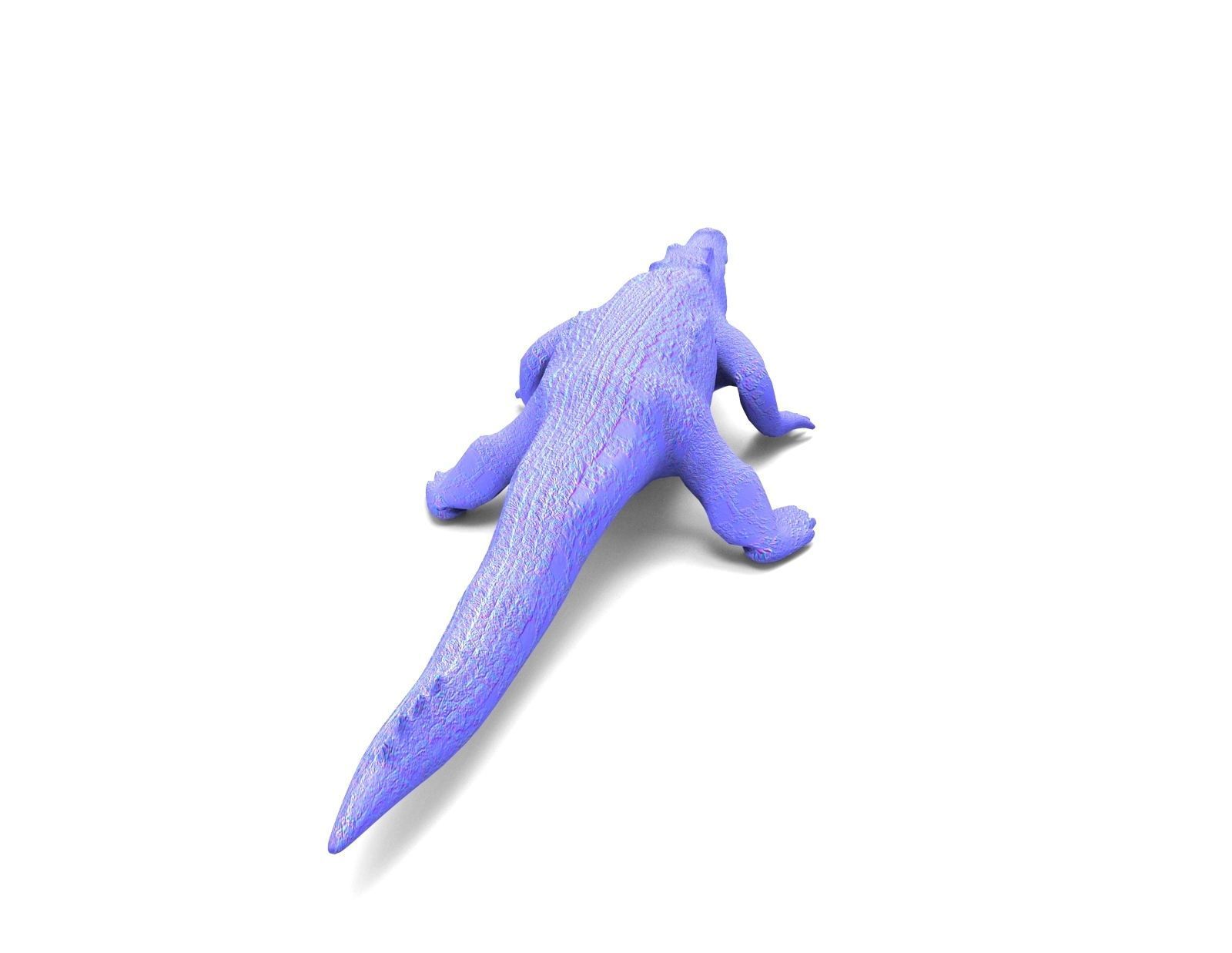 3D Model crocodile alligator  Low-poly 3D model_20