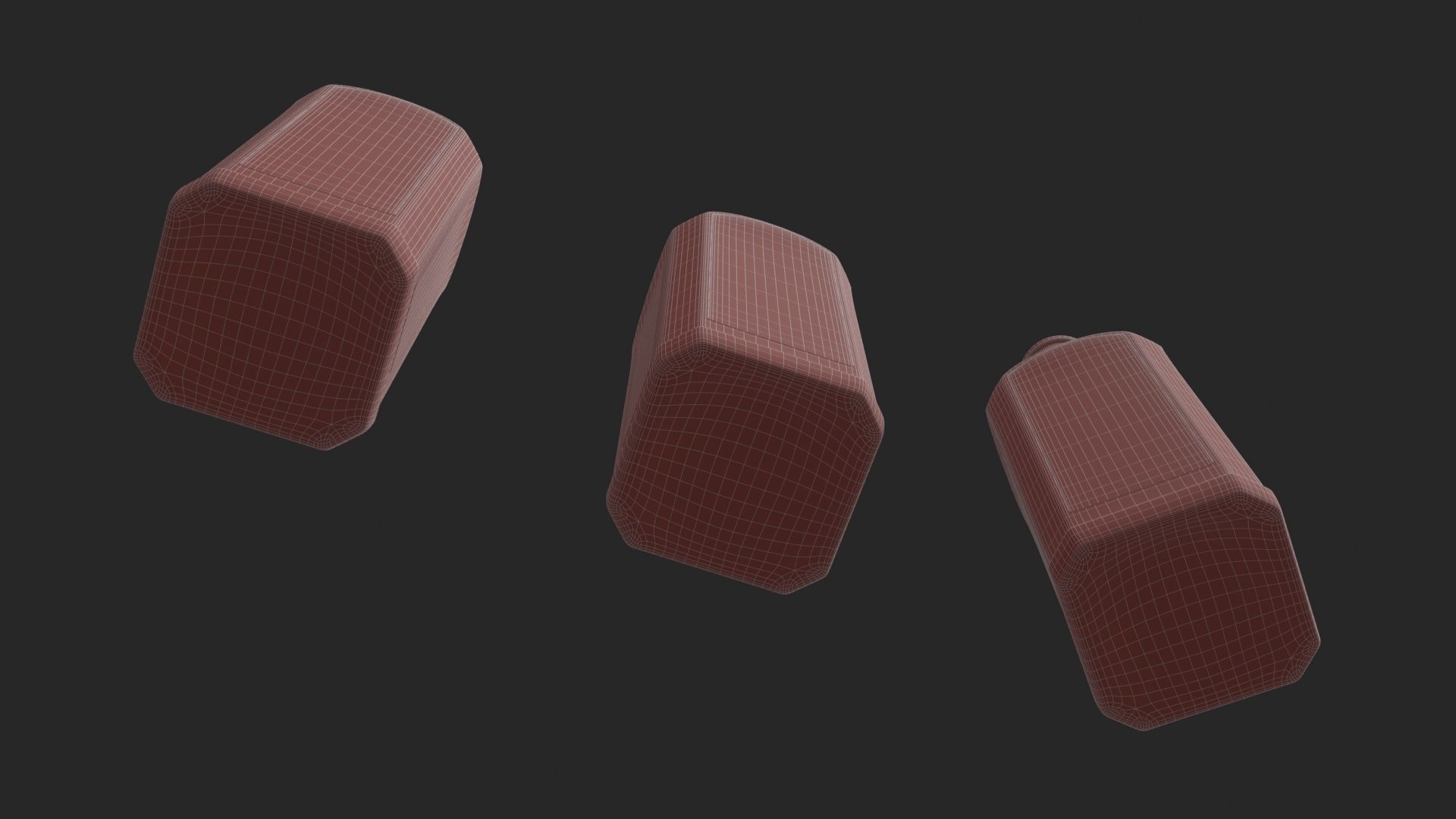 Bombay Dry Gin Bramble bottles set  03 3D model_11
