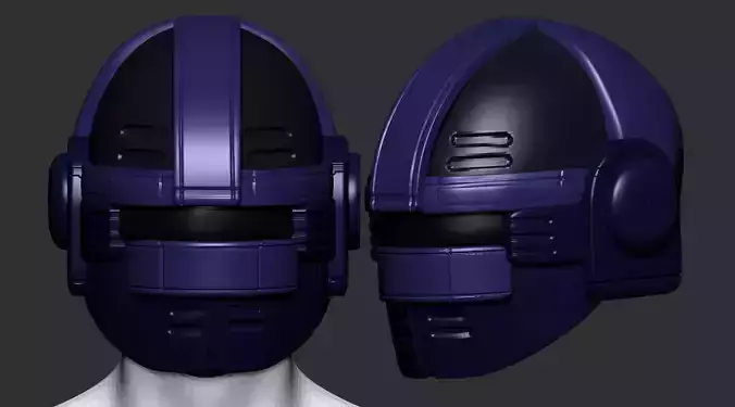 helmet high poly sculpt 3d printable ver 7 3D model 3D model