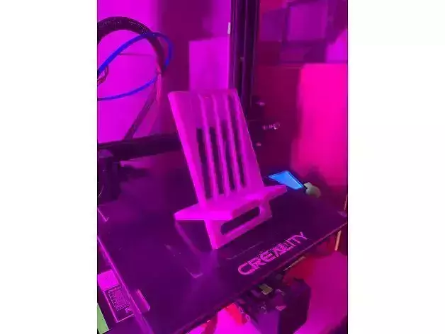 Phone stand Ready for 3D print  low poly