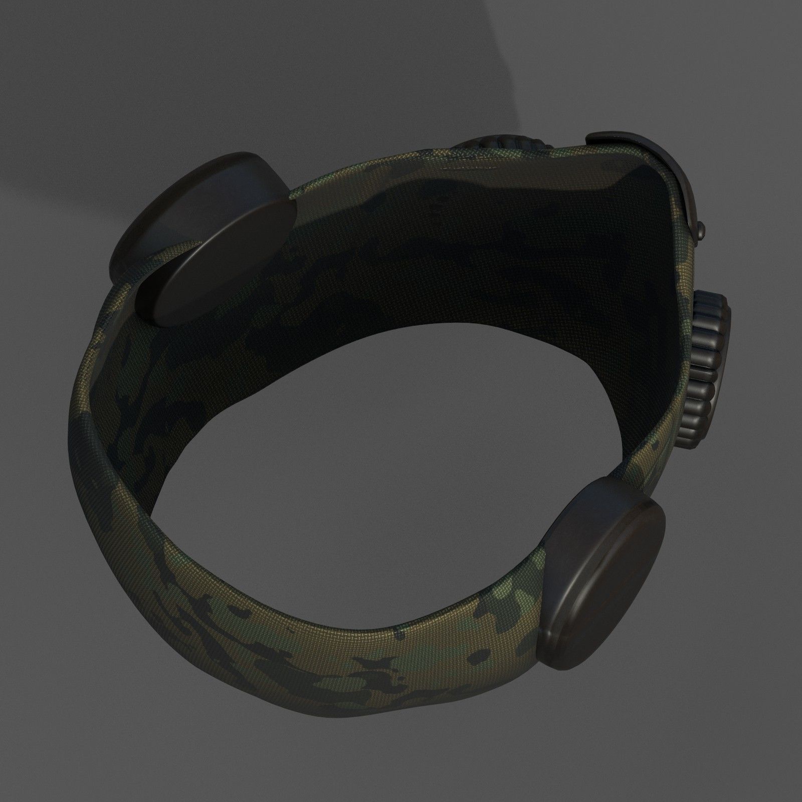 Gas mask respirator scifi futuristic 3d Artist  Low-poly 3D model_1