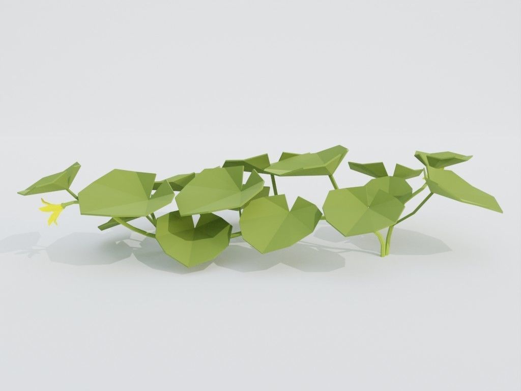 Low poly set of vegetables Low-poly 3D model_49