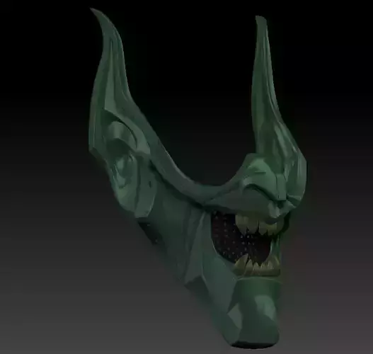 Green Goblin Covid Face mask with filter 3d print ready 3D print model