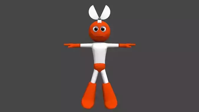 3D cutman rigged Low-poly 3D model