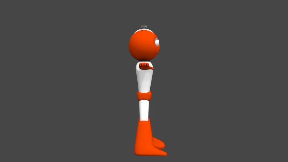 3D cutman rigged Low-poly 3D model_2