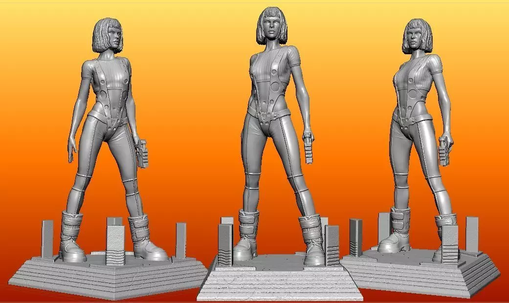 Leeloo 5th Element 3D print model_0