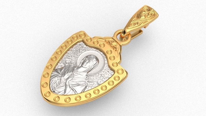 Mary mother of Jesus 3D print model_1