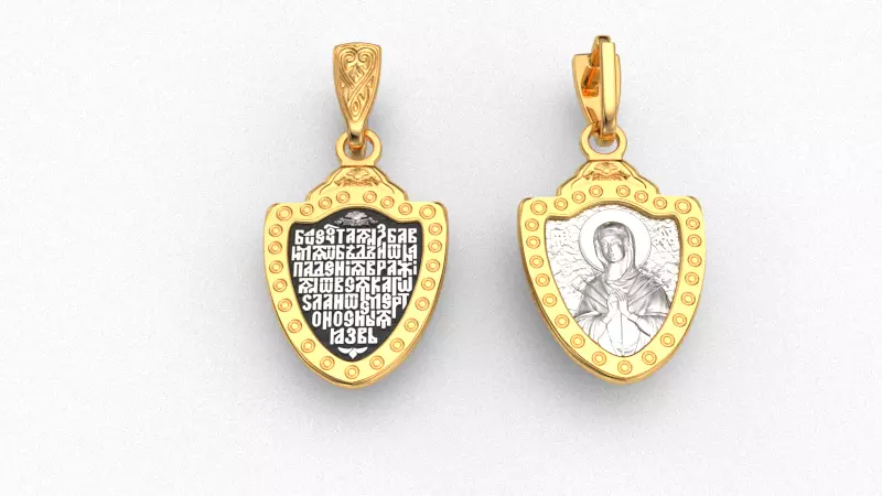 Mary mother of Jesus 3D print model_0