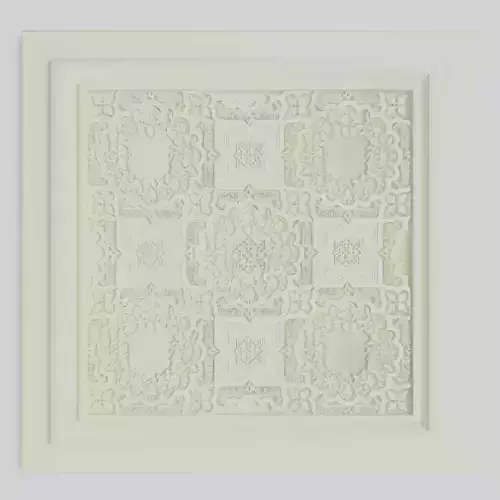 Ceiling Tile ornament 