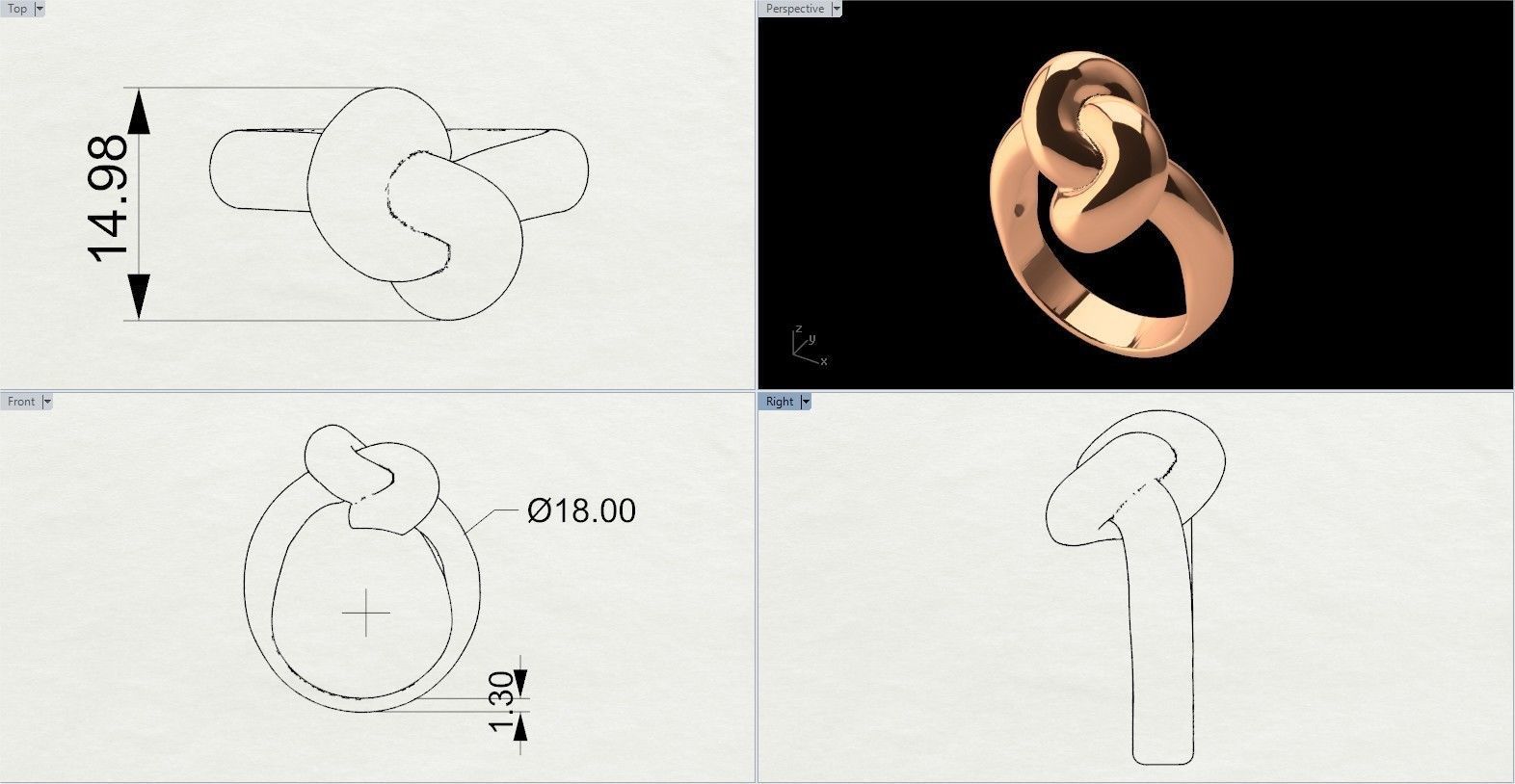 Node Ring 3D print model_6