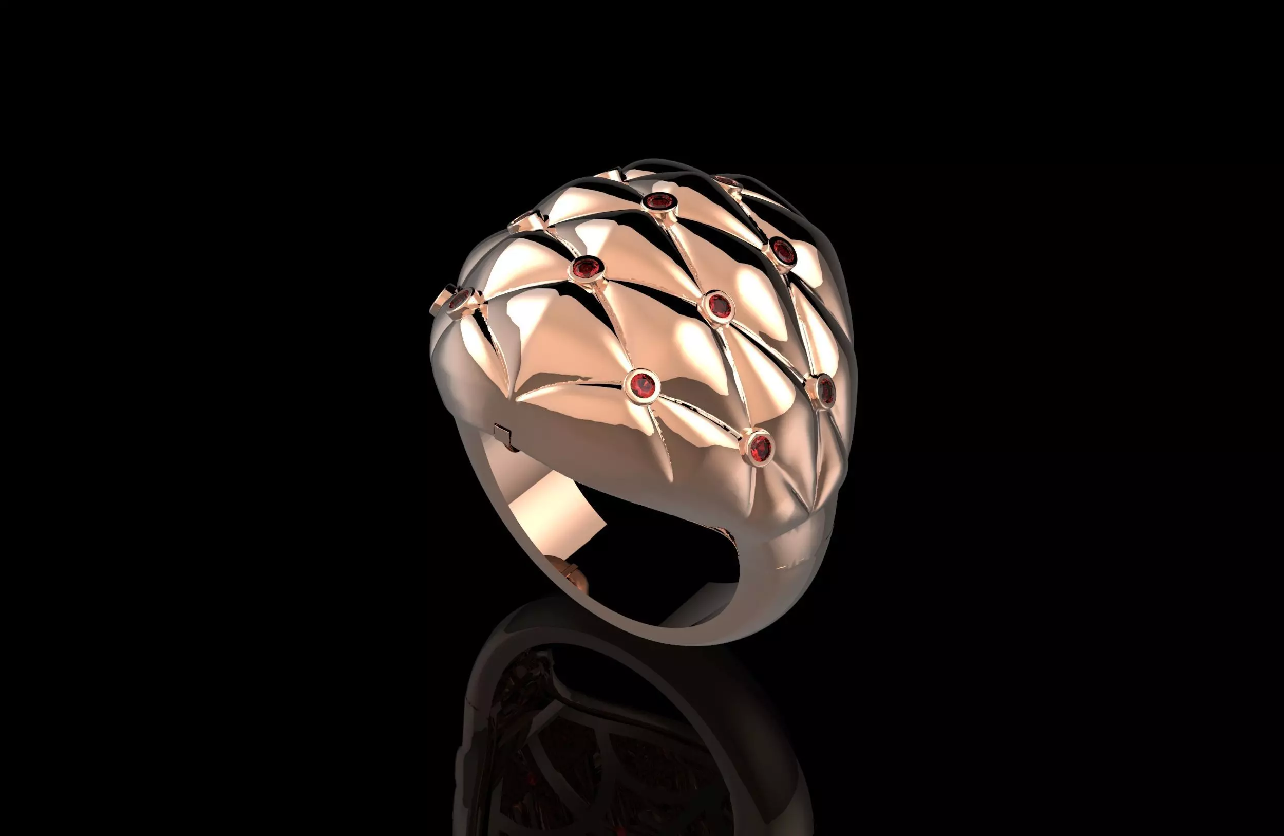 Pillow Ring 3D print model_0