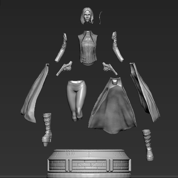 Selene Underworld 3D print model_3