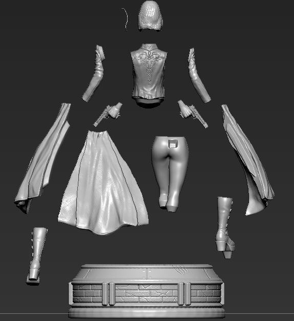 Selene Underworld 3D print model_4