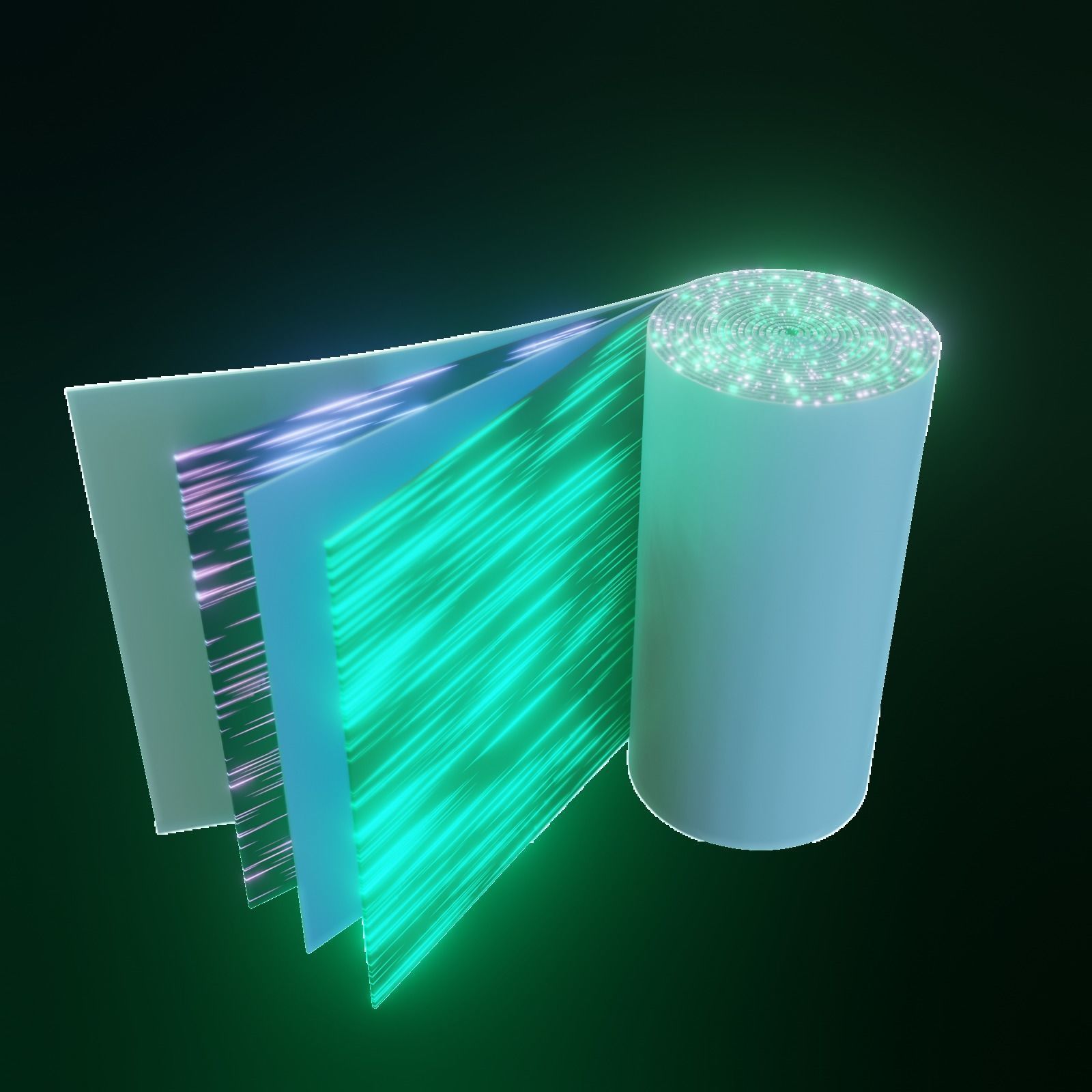 BFC Tesla BATTERY DAY CELL Leaked Version Low-poly 3D model_7