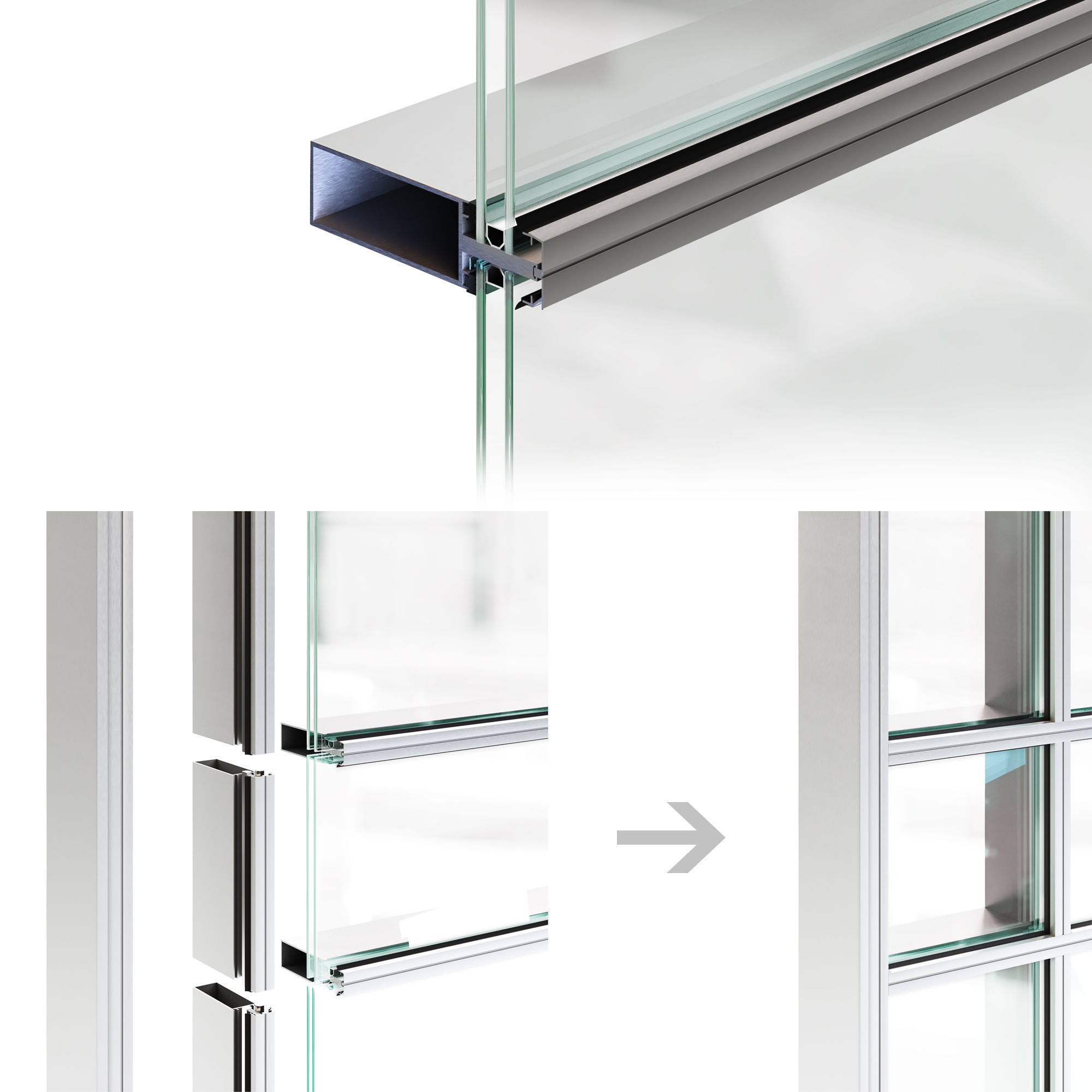 Curtain Wall SET02 3D model_1