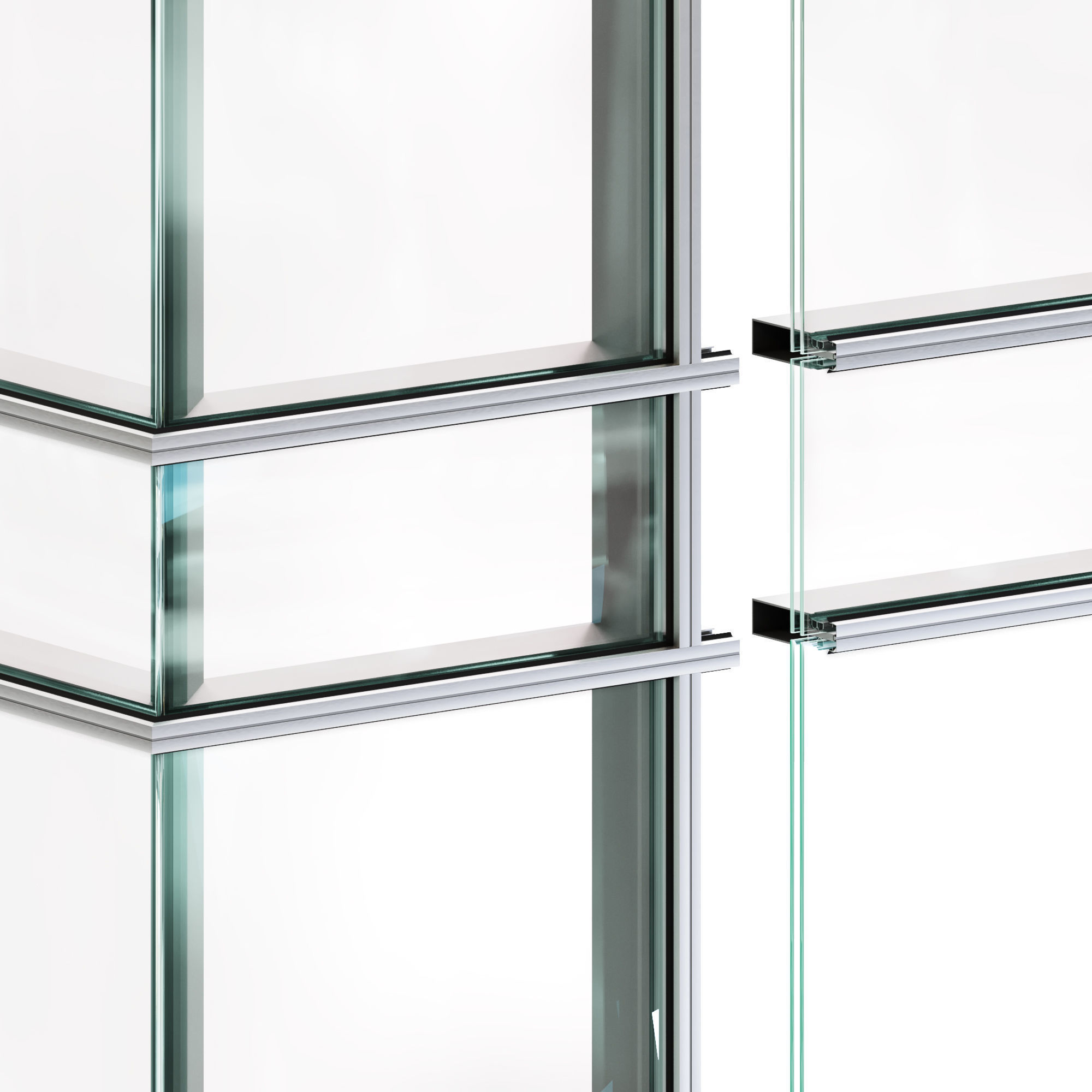 Curtain Wall SET02 3D model_2