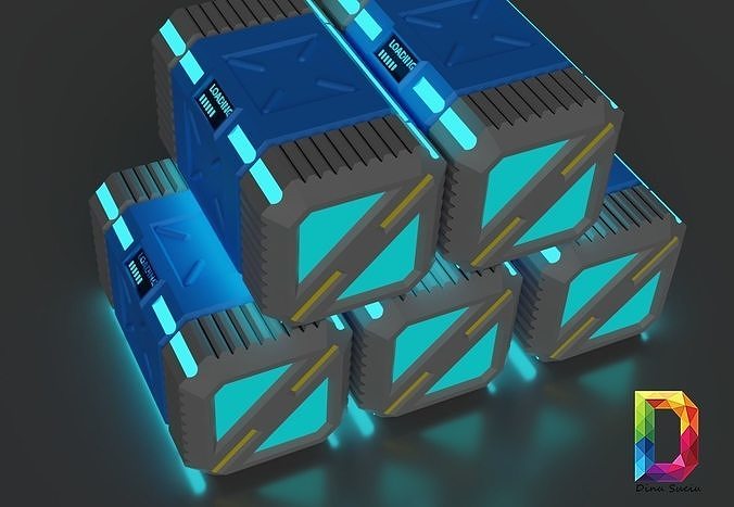 Scifi Box concept 3D print model