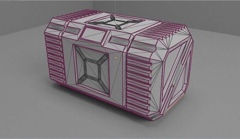 Scifi Box concept 3D print model_13