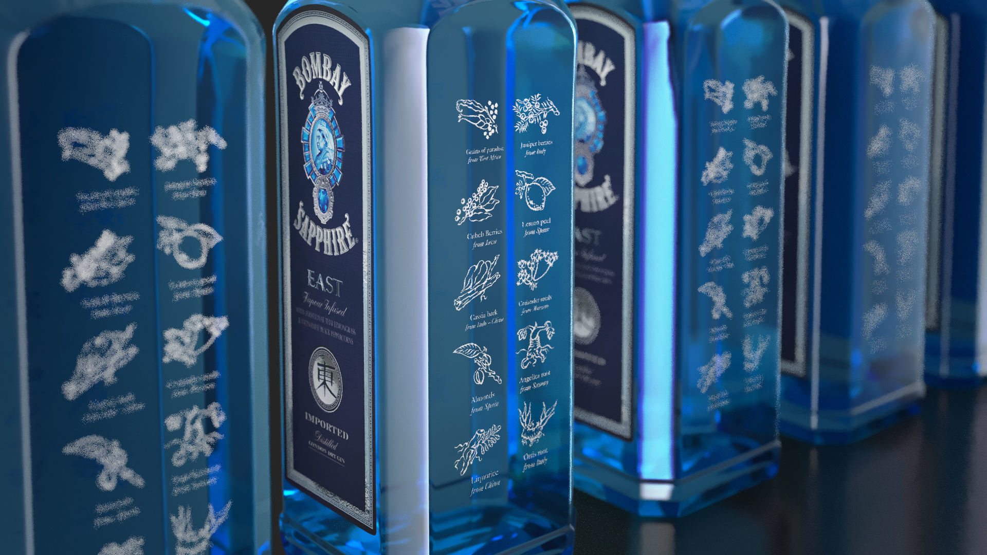Bombay Gin Pack 3D Model Collection_13