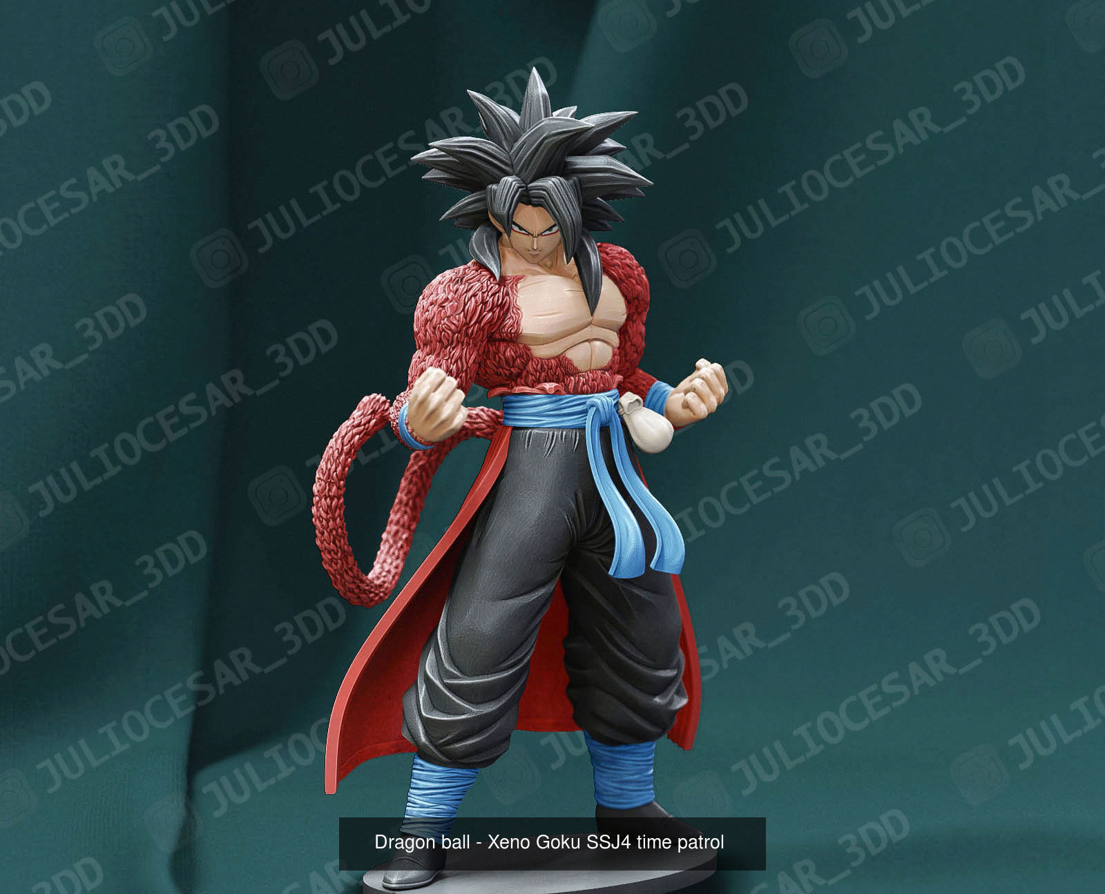 Dragon ball - Pack Goku Vegeta and Vegito TIME PATROL 3D Model Collection_3