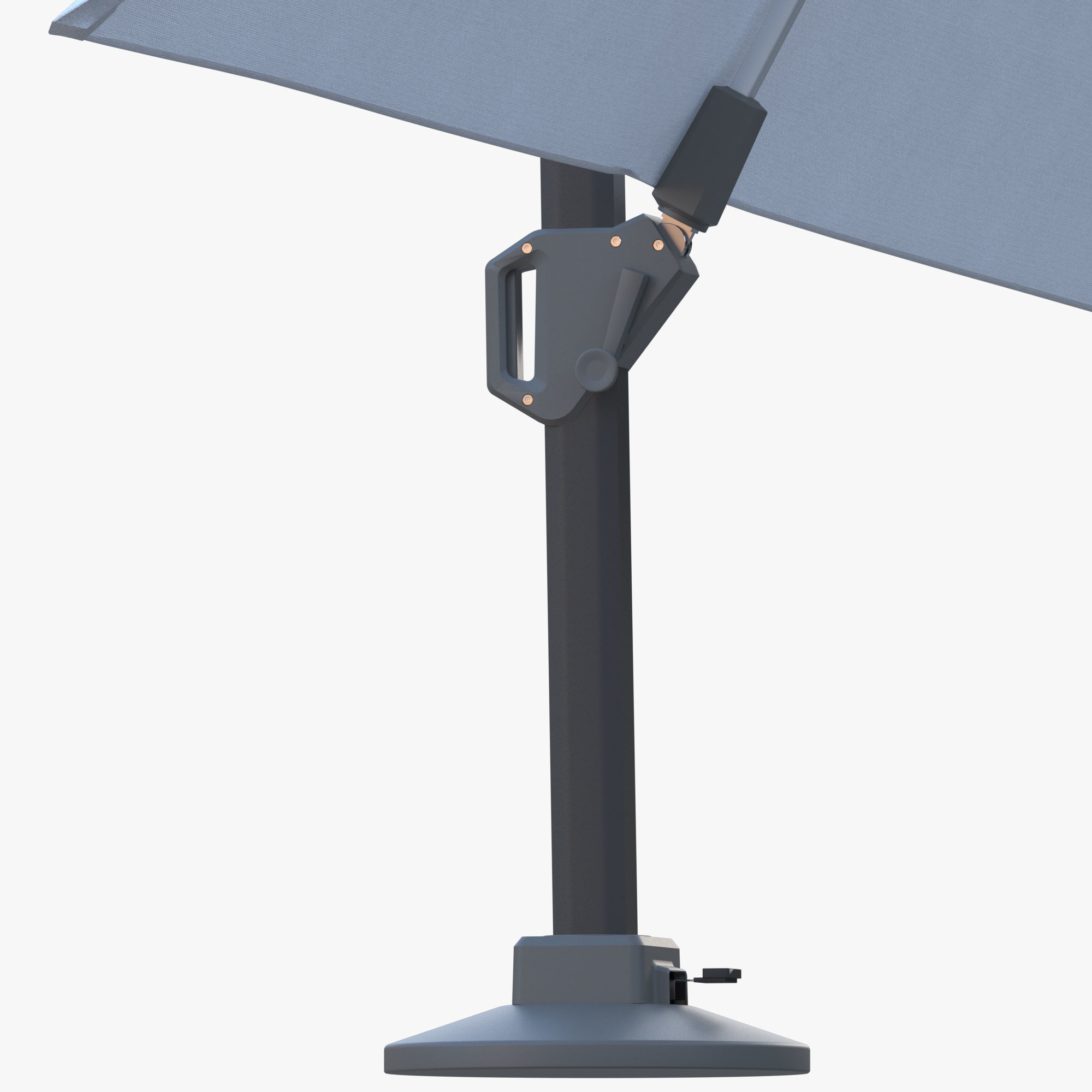 Outdoor umbrella Parasols Challenger T 3D model_8