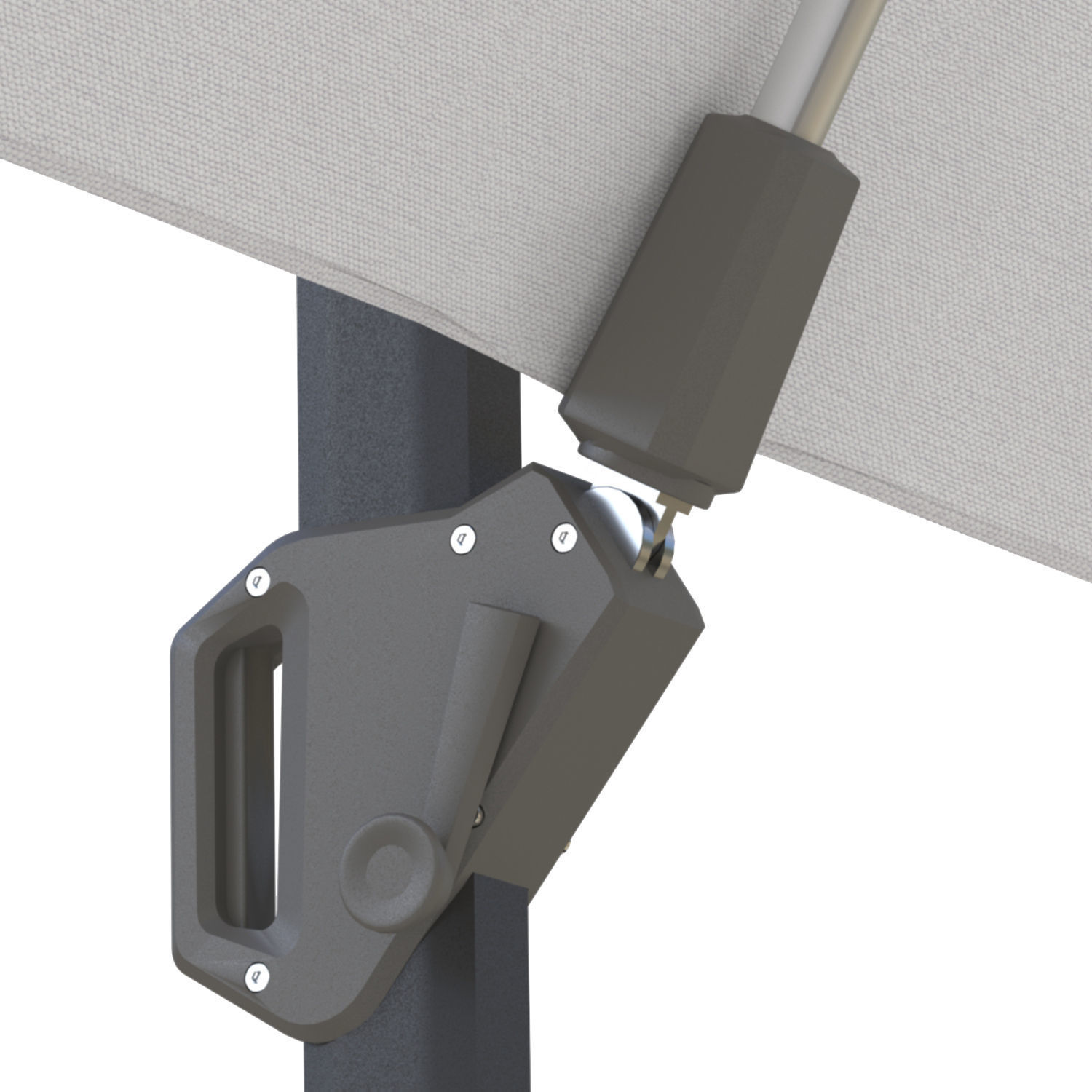 Outdoor umbrella Parasols Challenger T 3D model_17